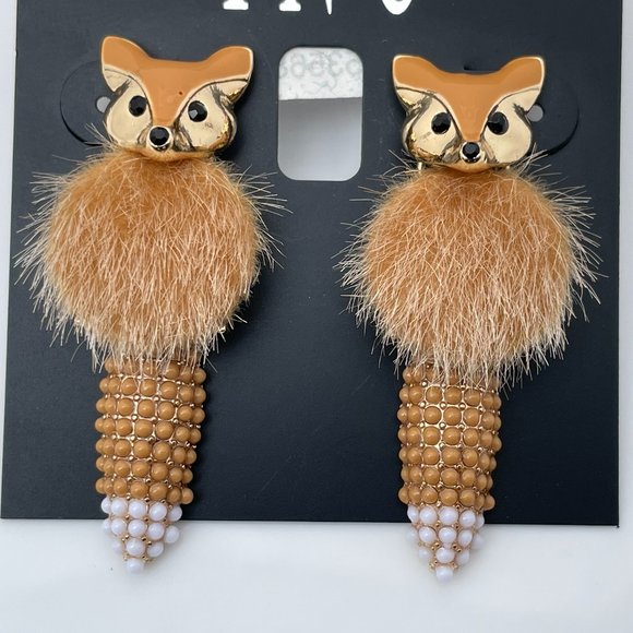 INC International Concepts Jewelry - INC Earrings Foxx enamel & beaded post Women Earri